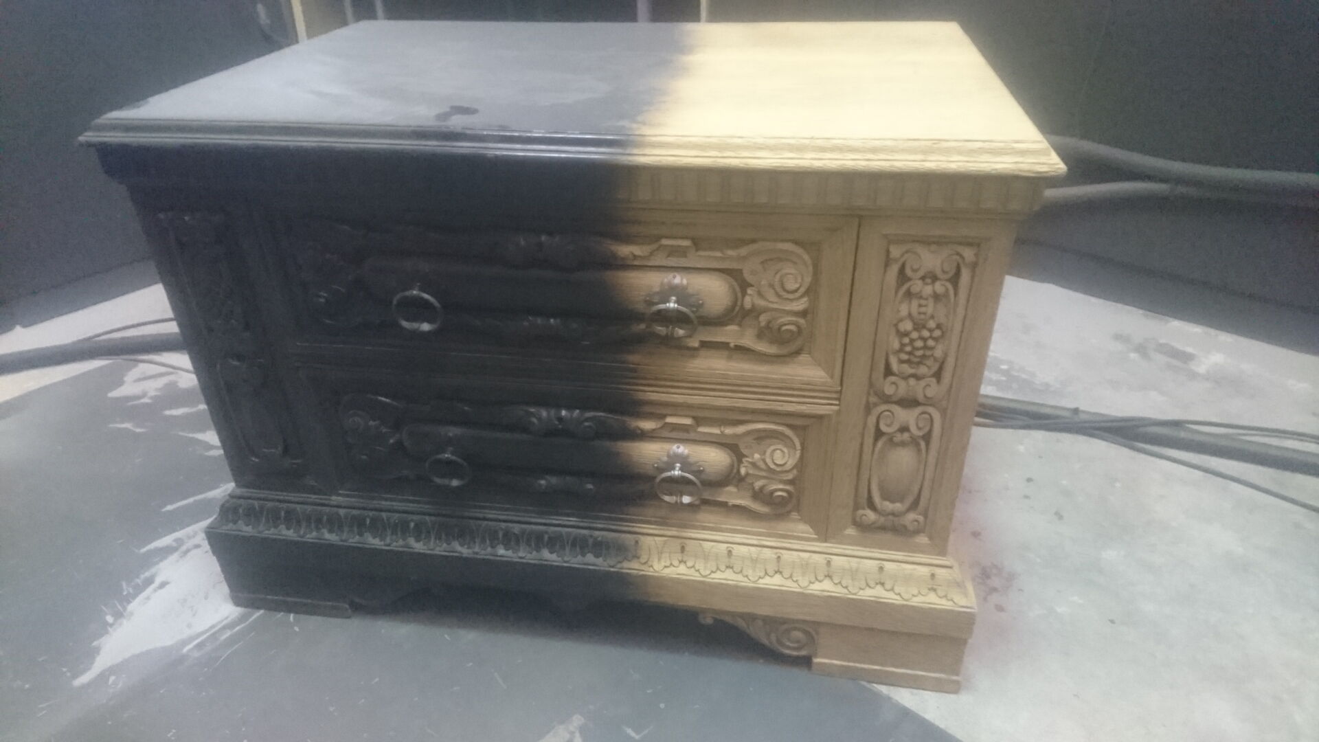  Metallkomponente wird gleichmäßig glasperlengestrahlt